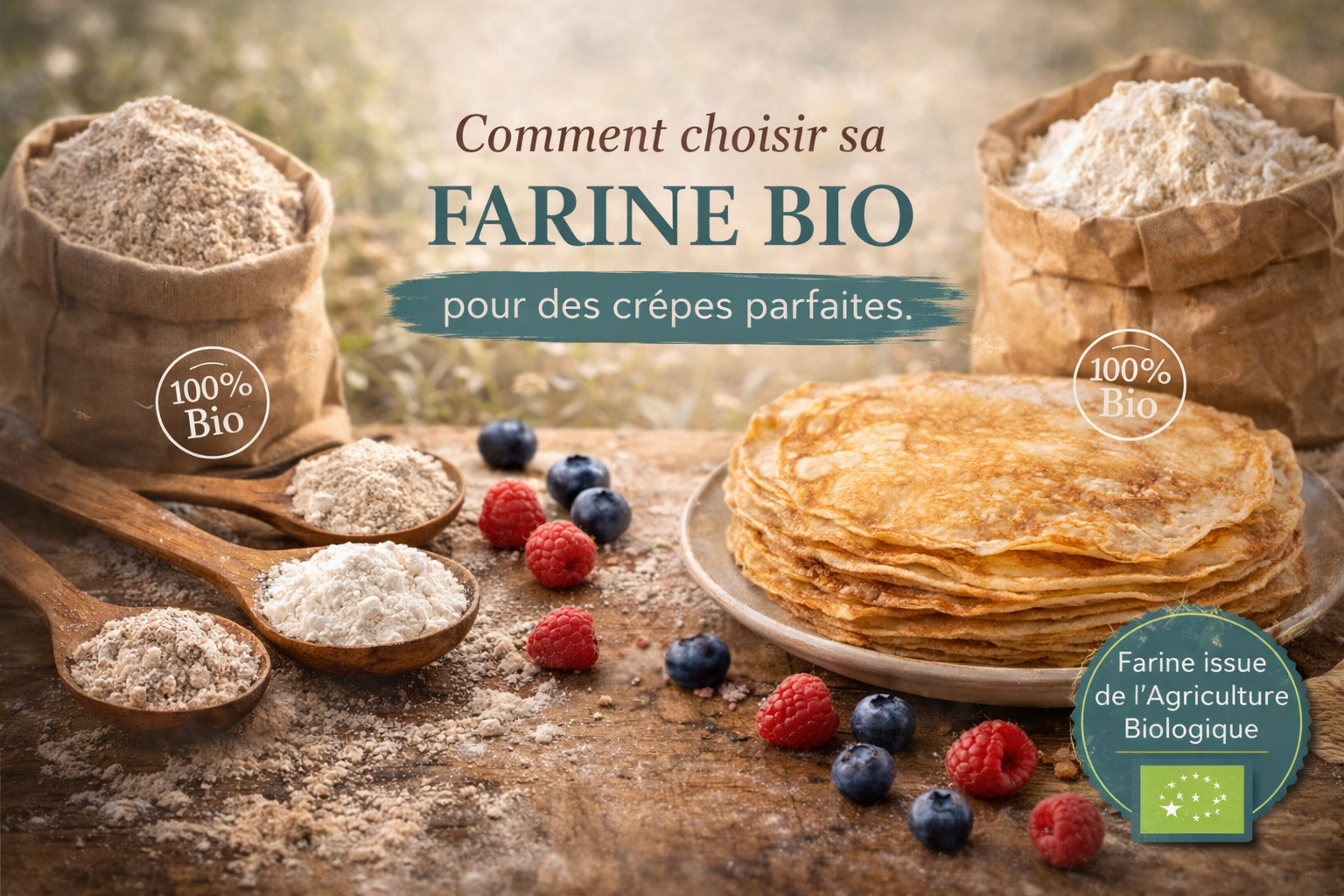 Choisir sa farine pour des crêpes