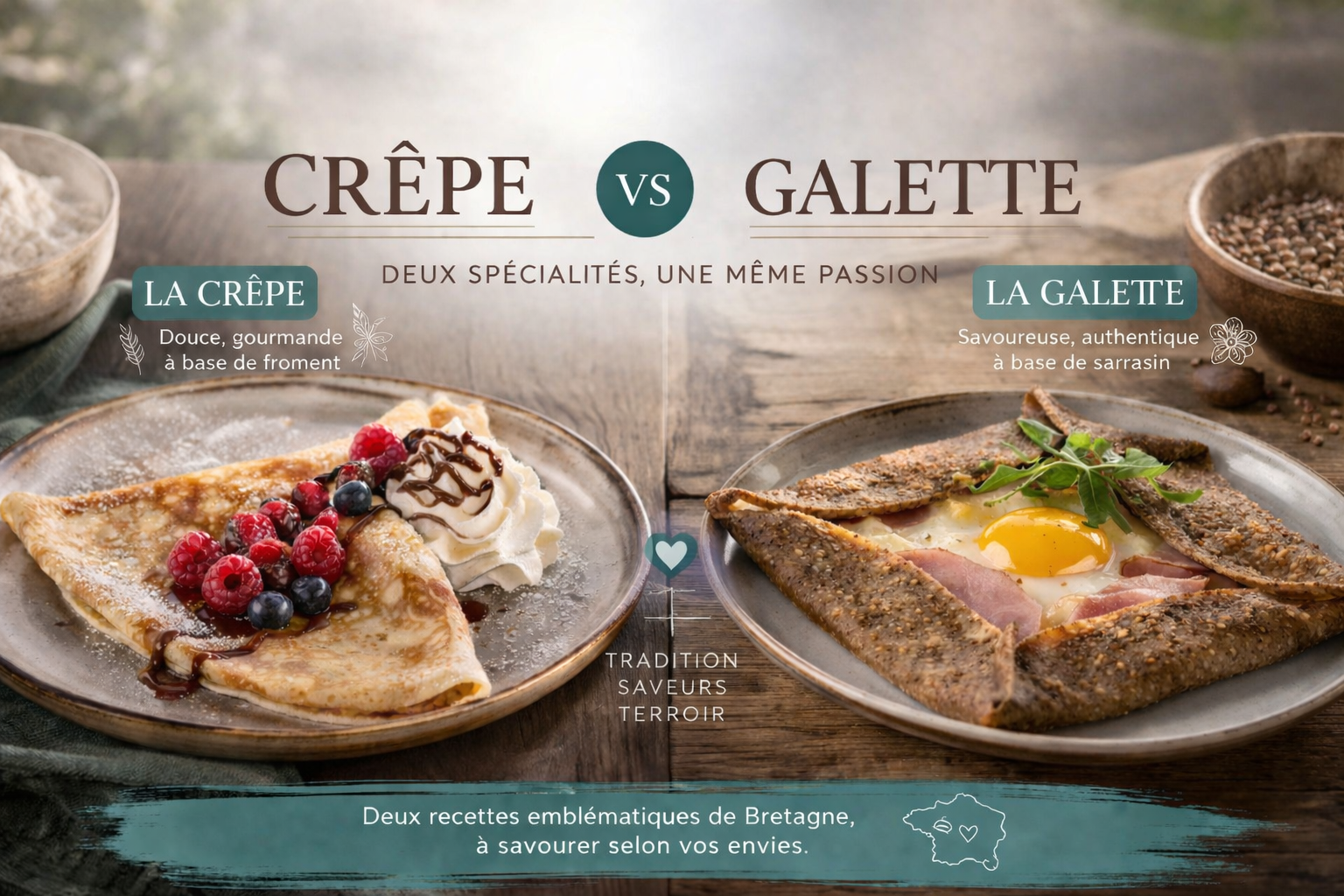crêpe vs galette