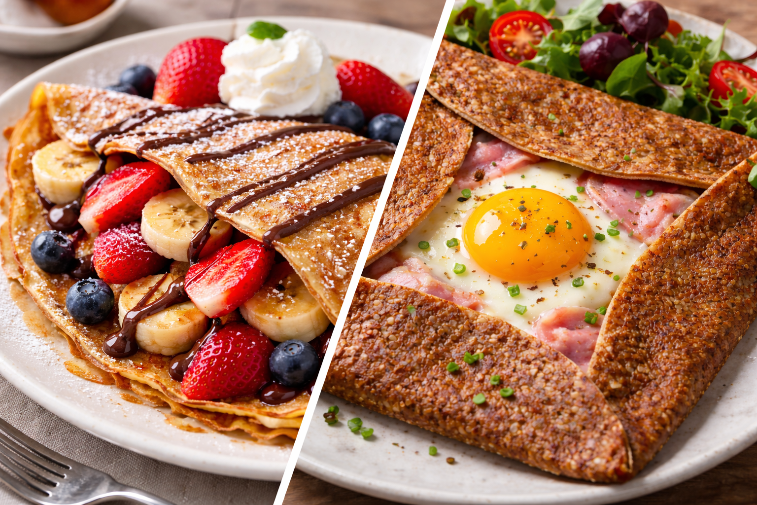 Differences galette-Crêpes