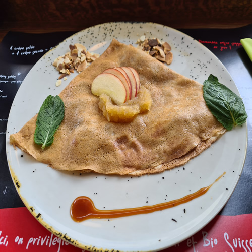 Crêpes sucrées artisanales